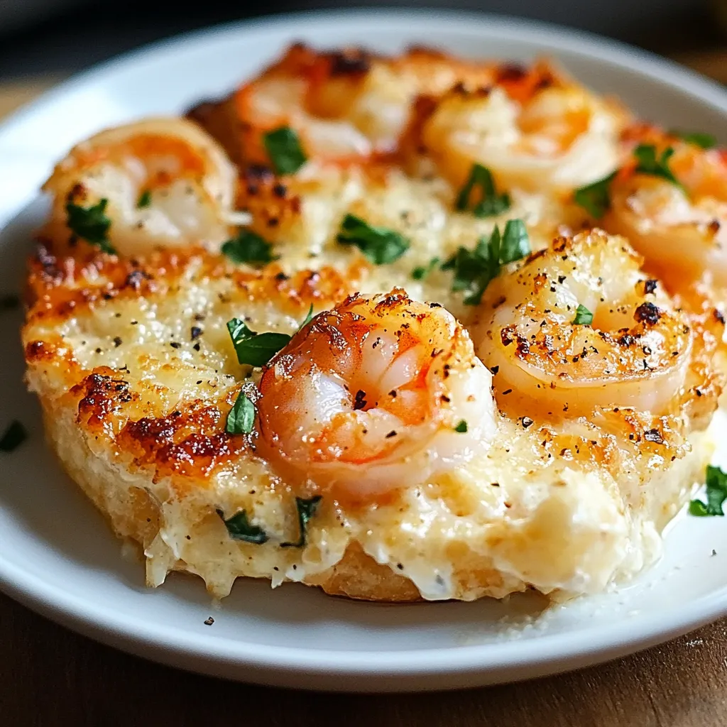 yummy Delicious Garlic Shrimp Gratin