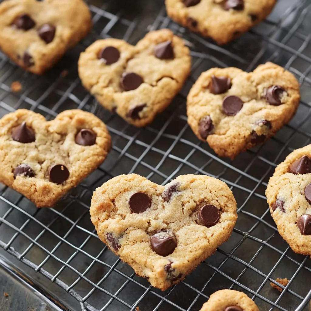 yummy heart chocolate chip bars