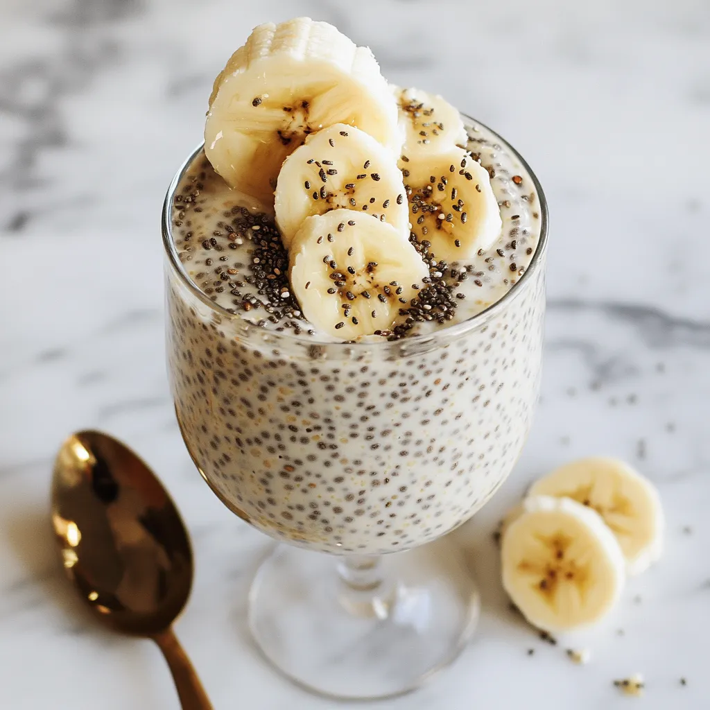 Fresh Banana Chia Pudding