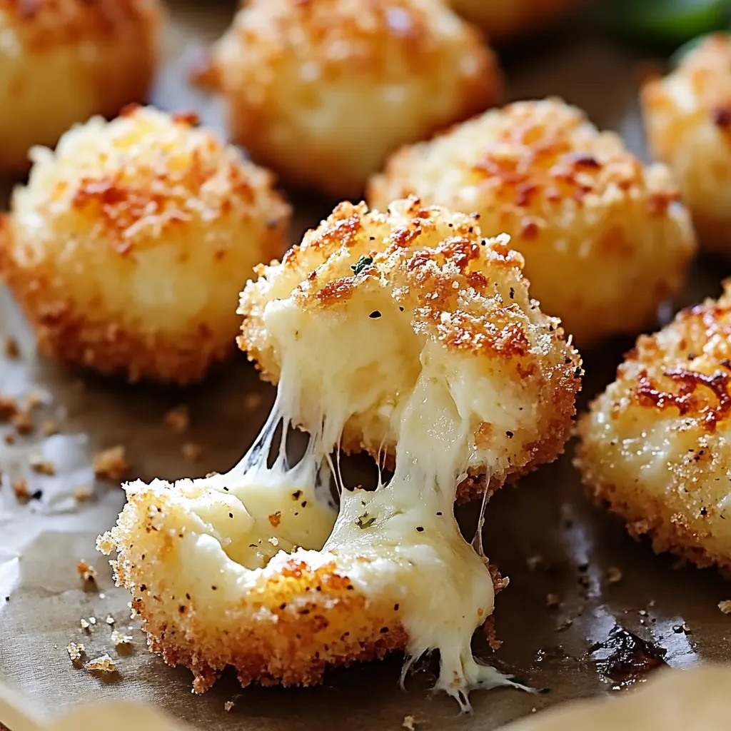 Cheesy Parmesan Mozzarella Bites