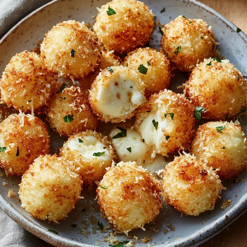Yummy Cheesy Parmesan Mozzarella Bites