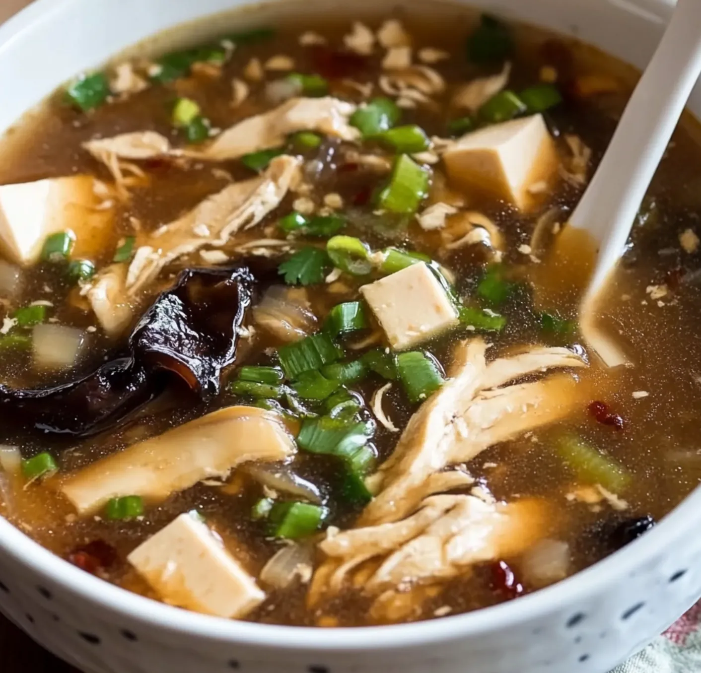 Steamy Hot and Sour Soup Bowl