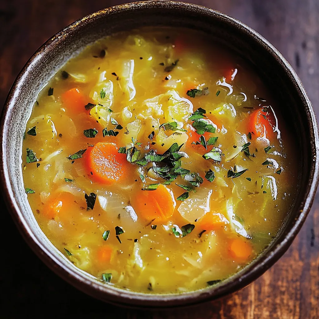 Yummy Cabbage Fat-burning Soup