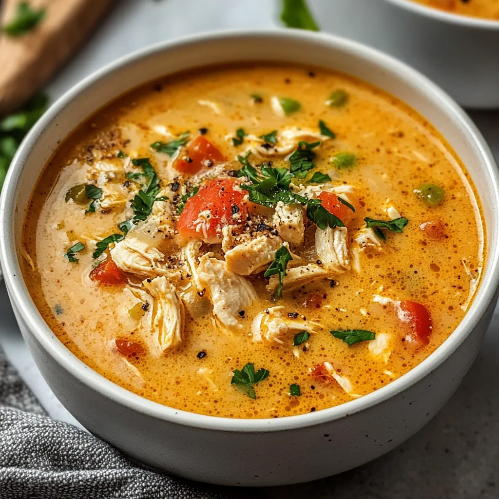 Creamy Cajun Chicken Soup