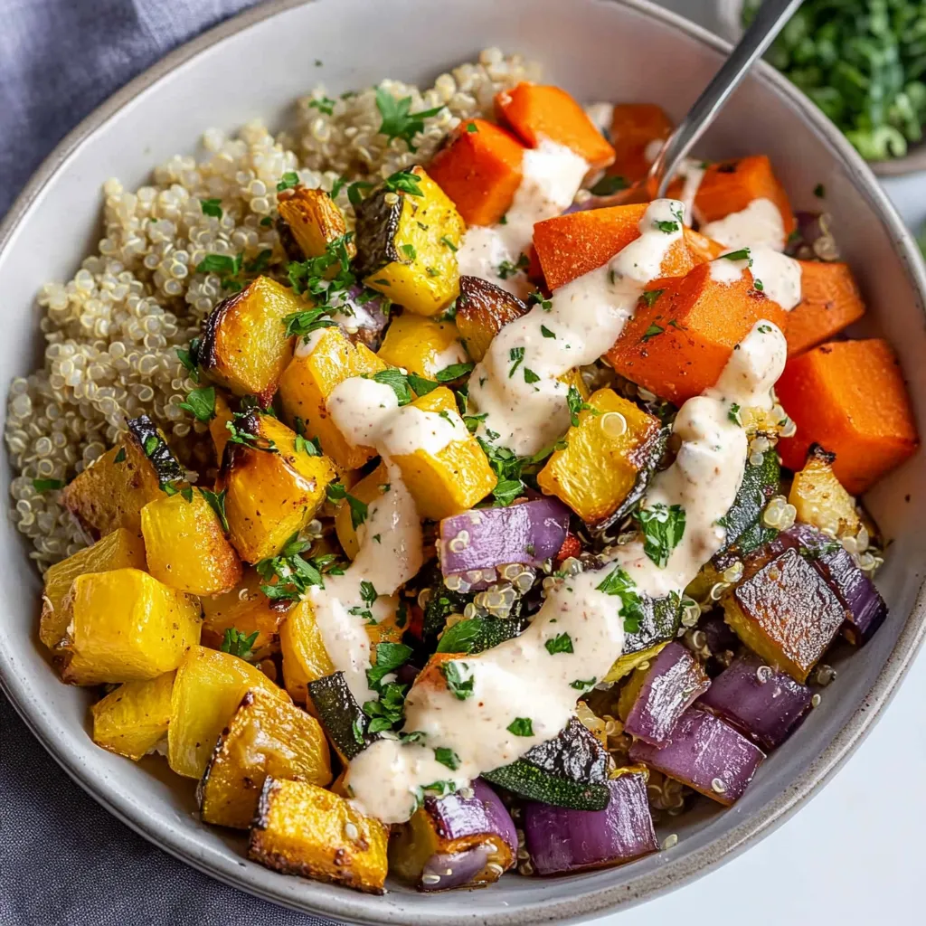 Roasted Vegetable Quinoa Bowl
