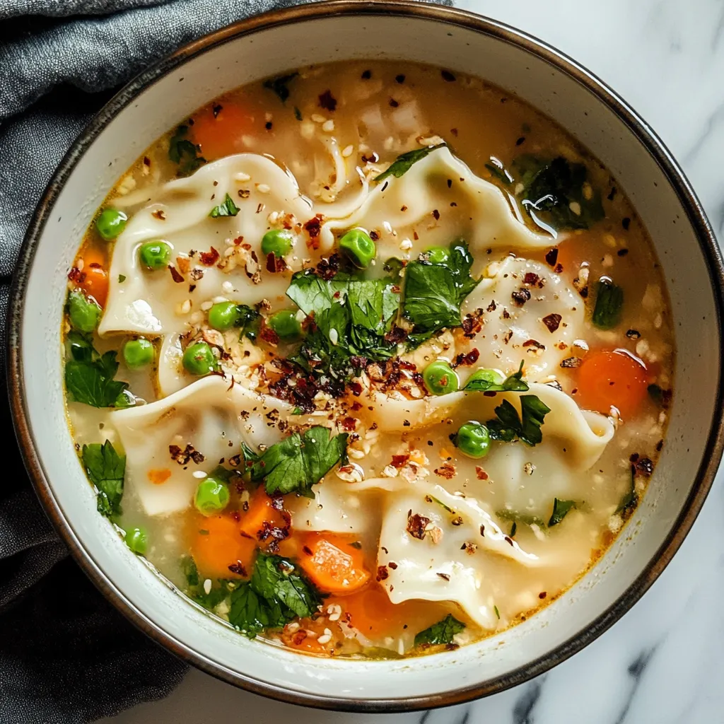 easy Potsticker Soup
