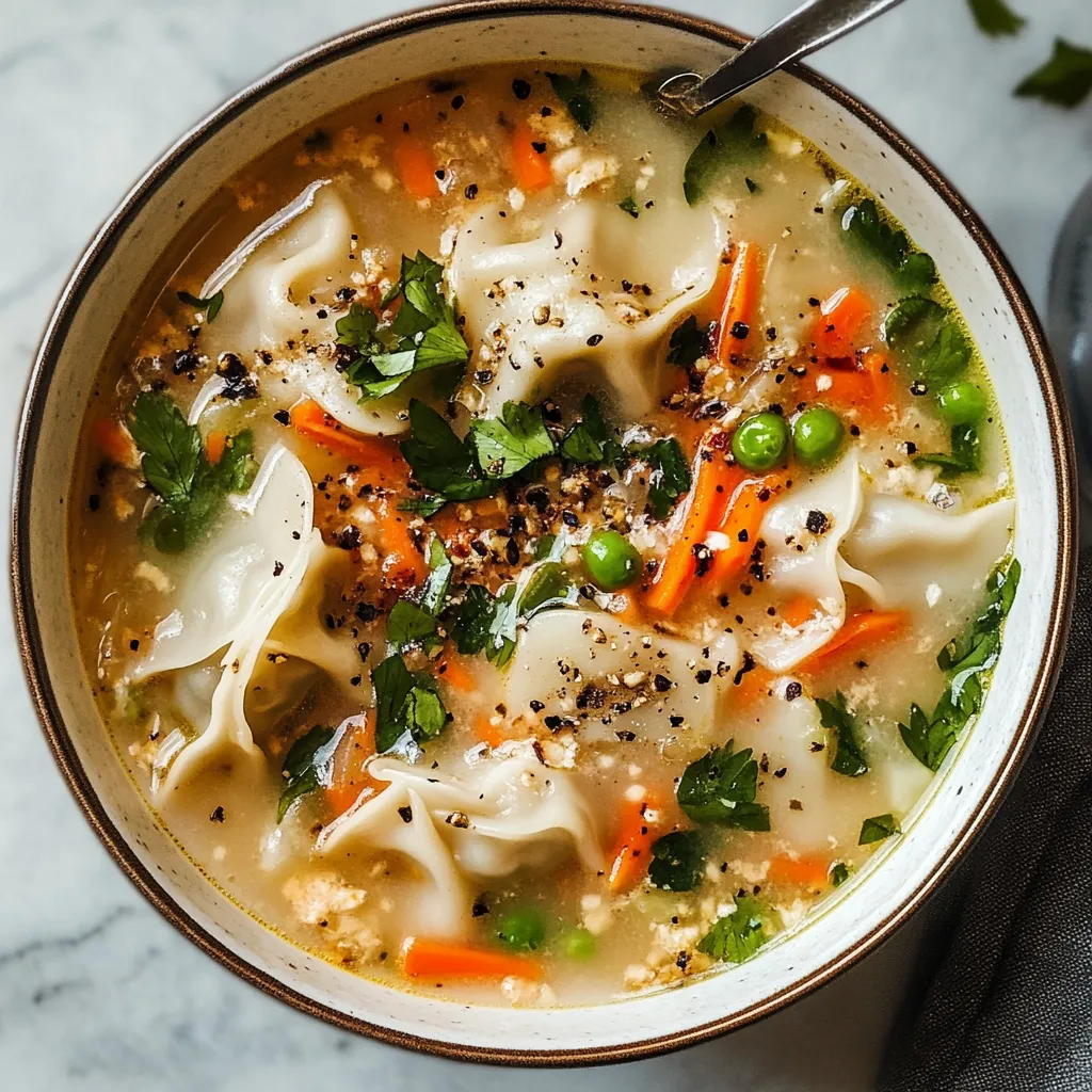 Yummy Potsticker Soup