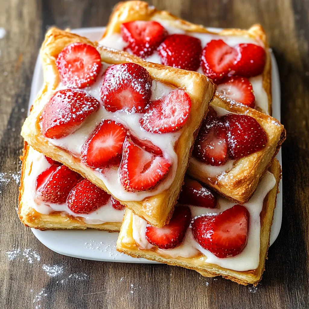 Easy Strawberry Danish Recipe