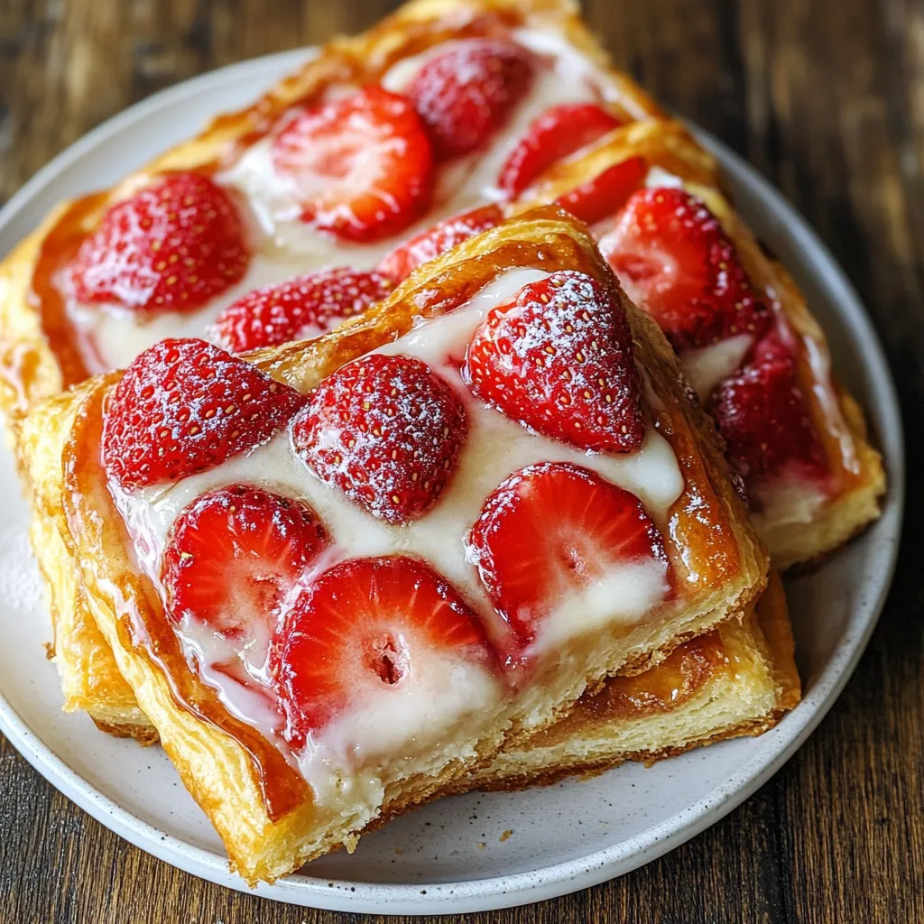 Yummy Strawberry Danish Recipe