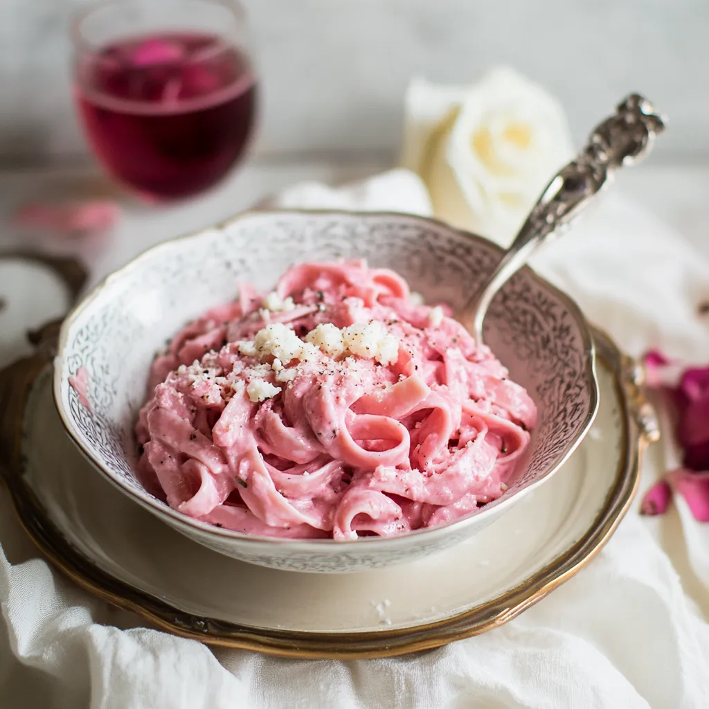 Delicious Perfectly Pink Pasta