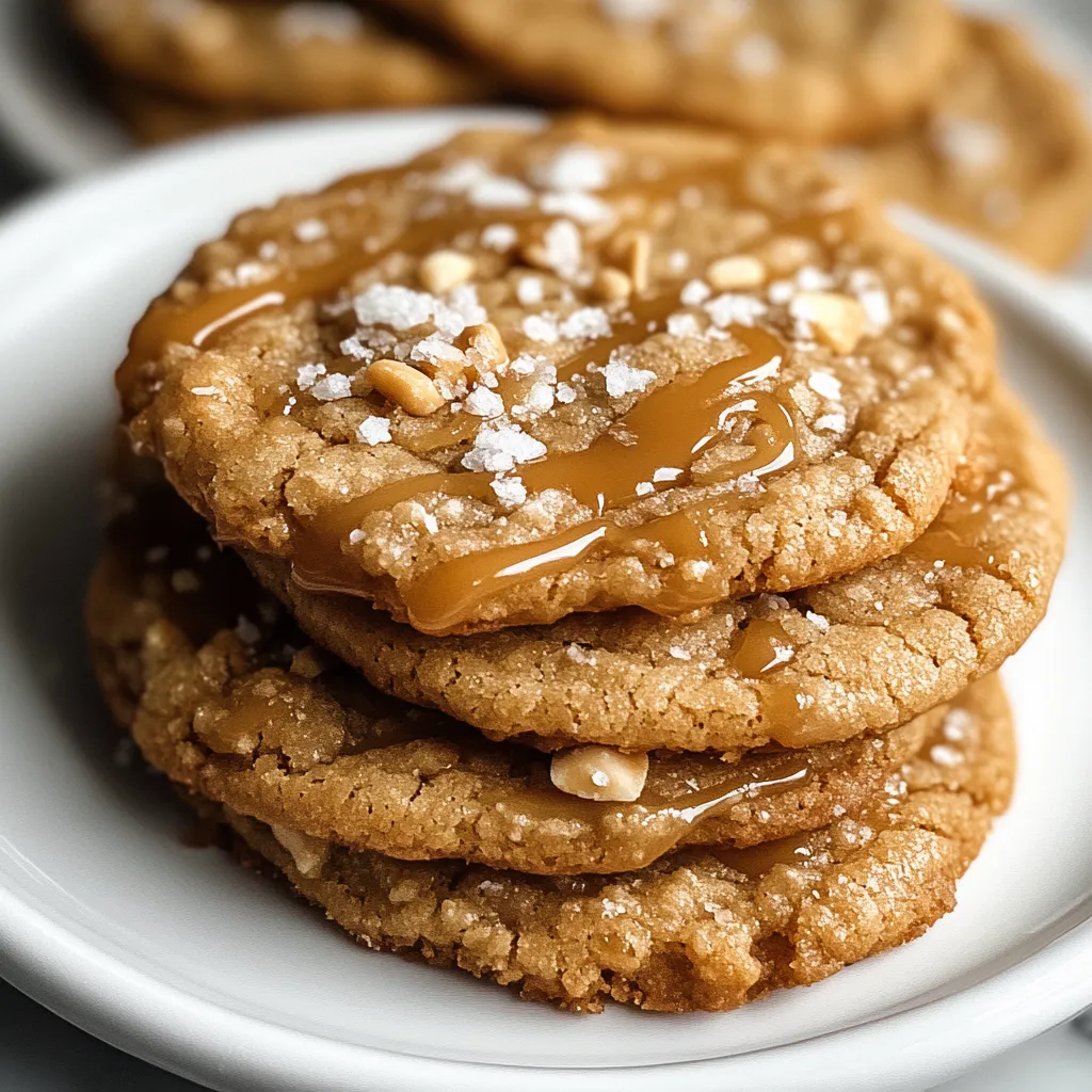 Easy Salted Caramel Cookies