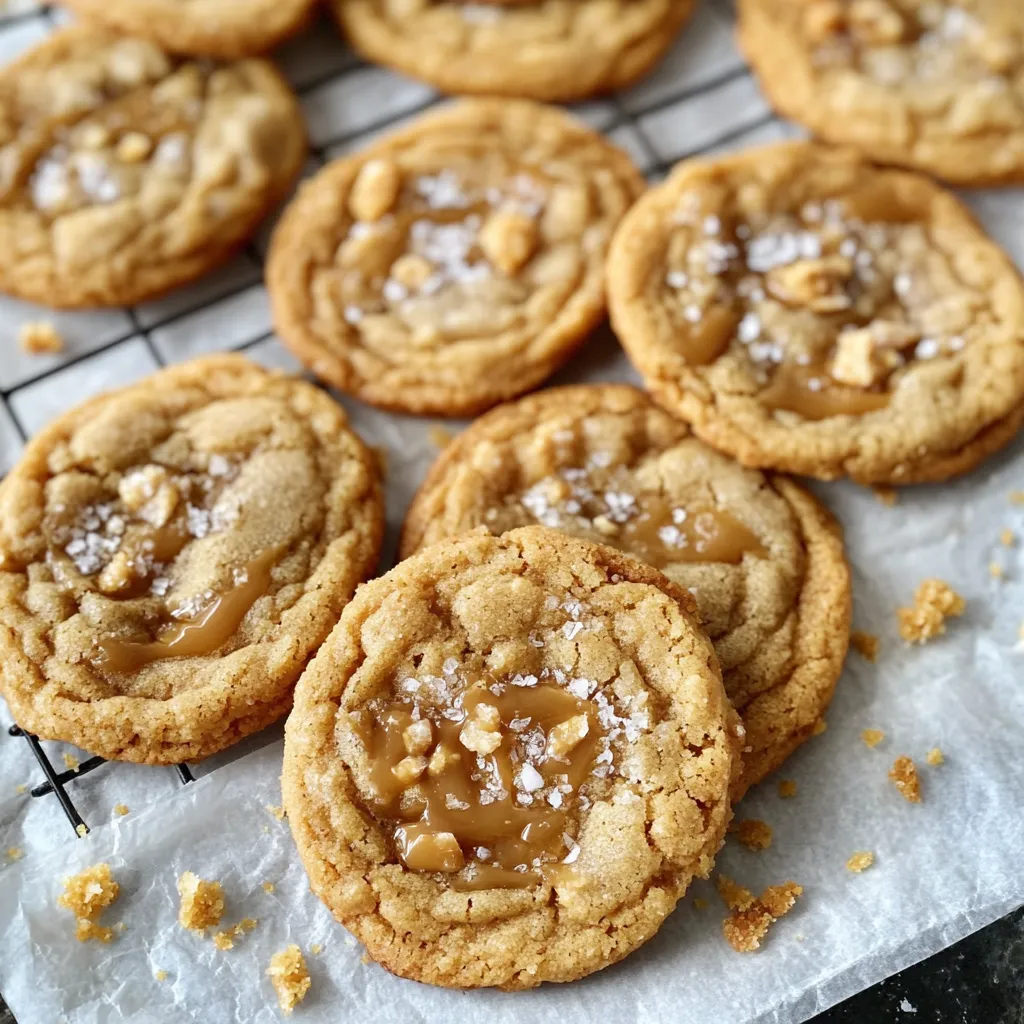 Delicious Easy Salted Caramel Cookies
