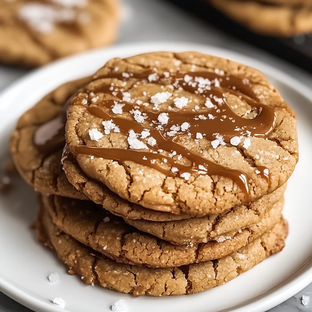 Yummy Easy Salted Caramel Cookies