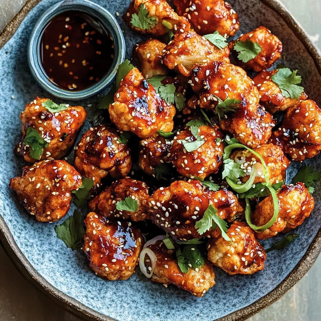 Delicious Spicy Korean Cauliflower Wings Recipe