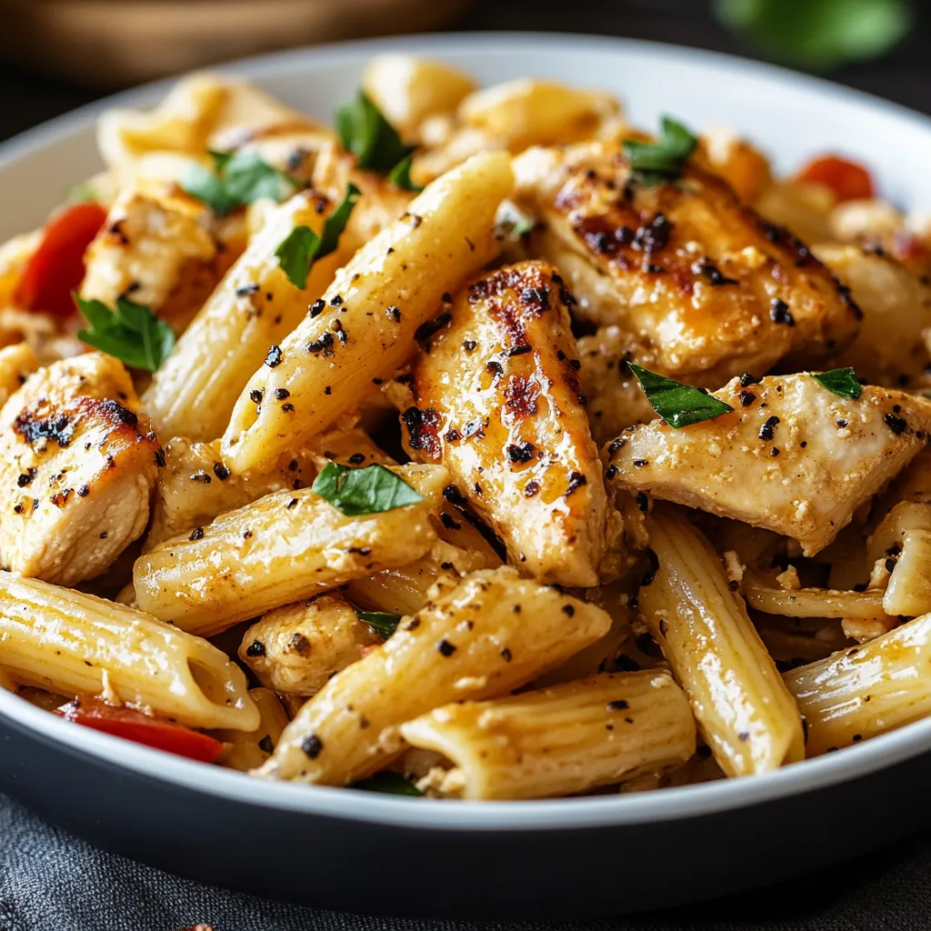 Easy Best Honey Pepper Chicken Panini Pasta