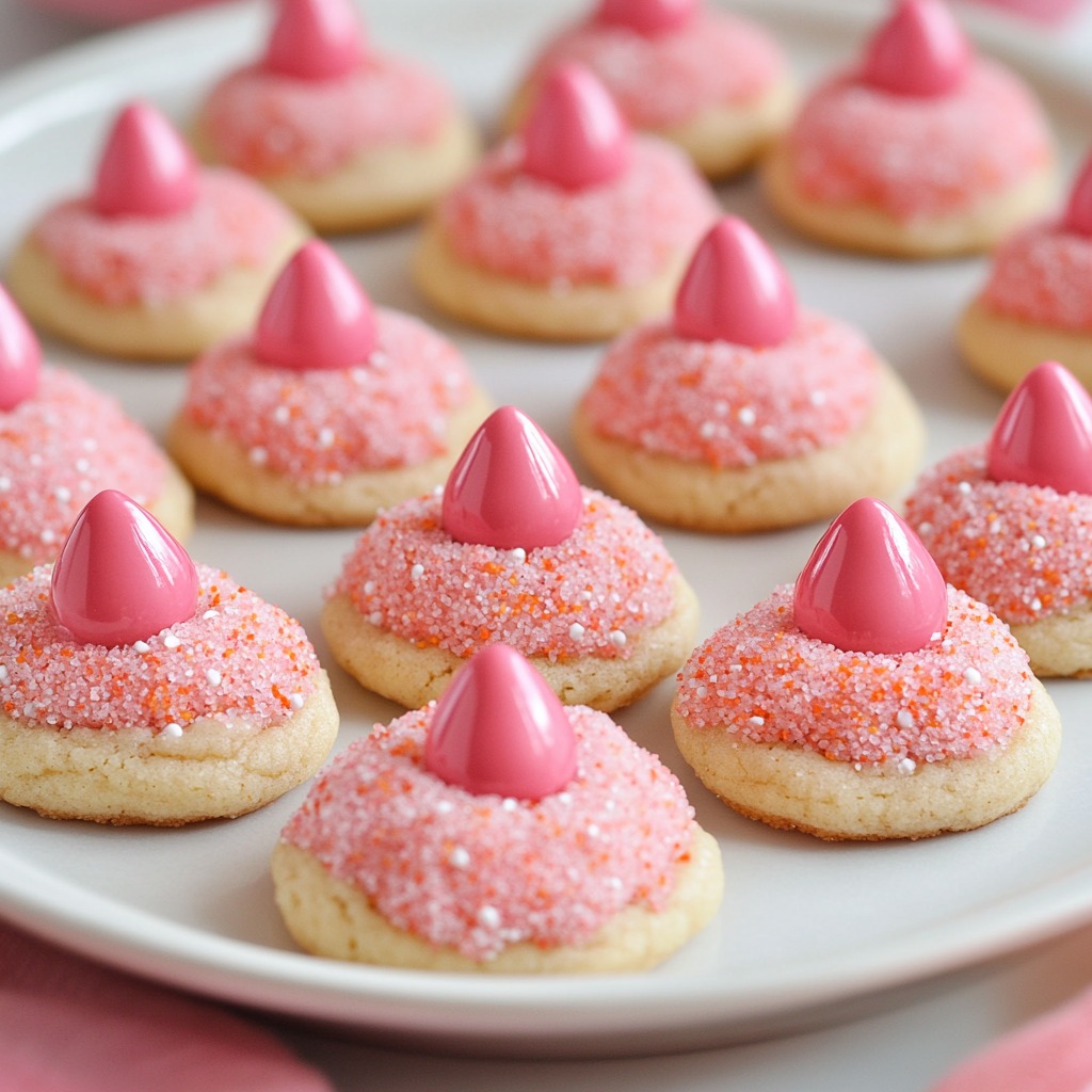 Strawberry Kiss Cookies