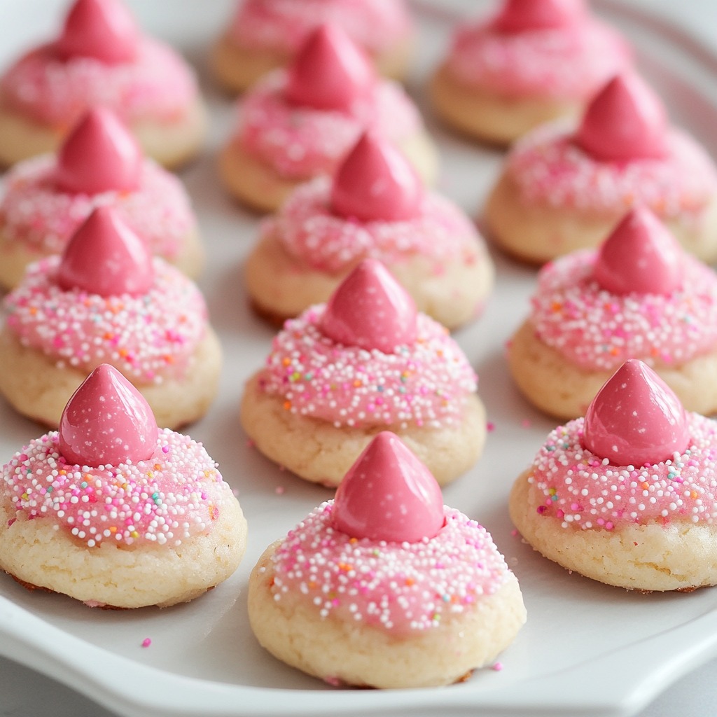 Delicious Strawberry Kiss Cookies