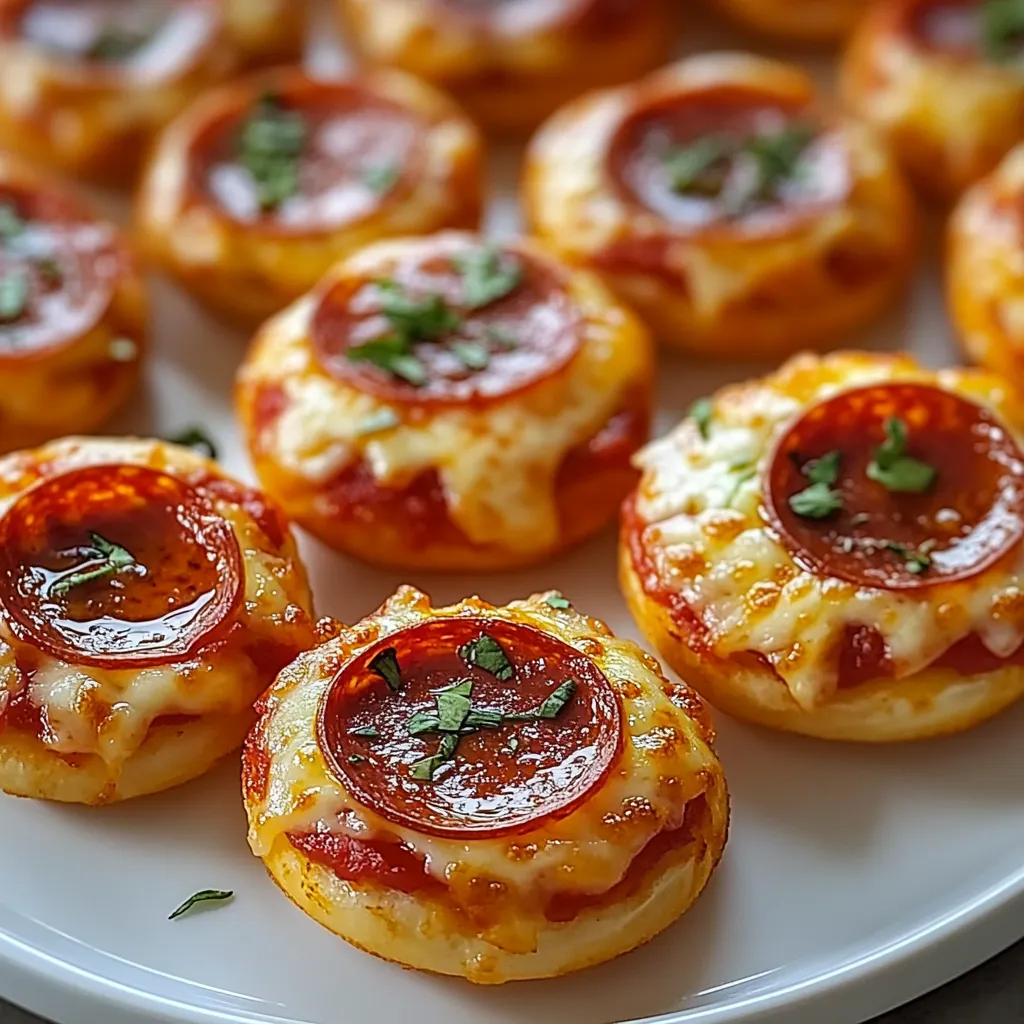 Yummy Pepperoni Pizza Minis
