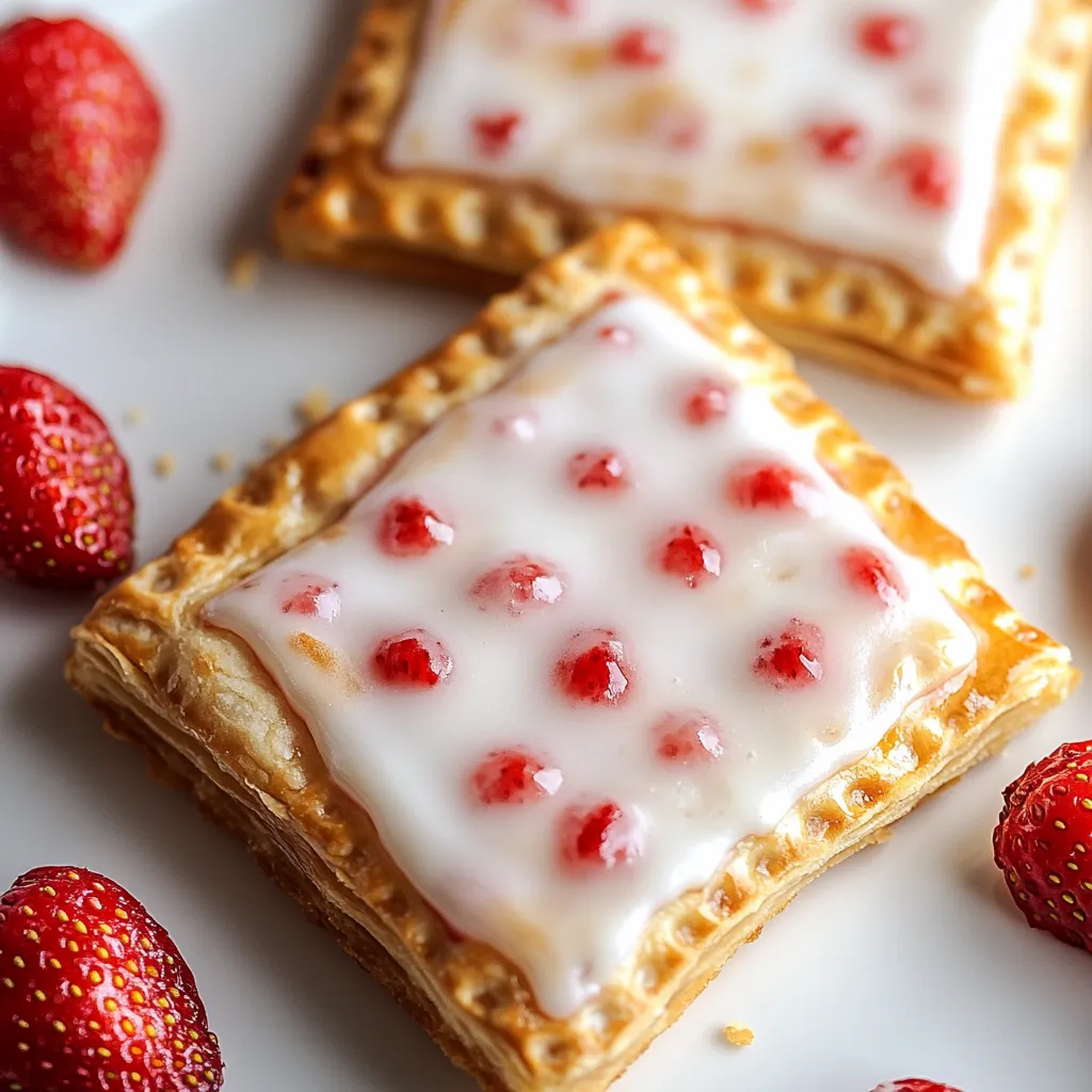 Homemade Strawberry Pop-Tarts Loaded With Flavor