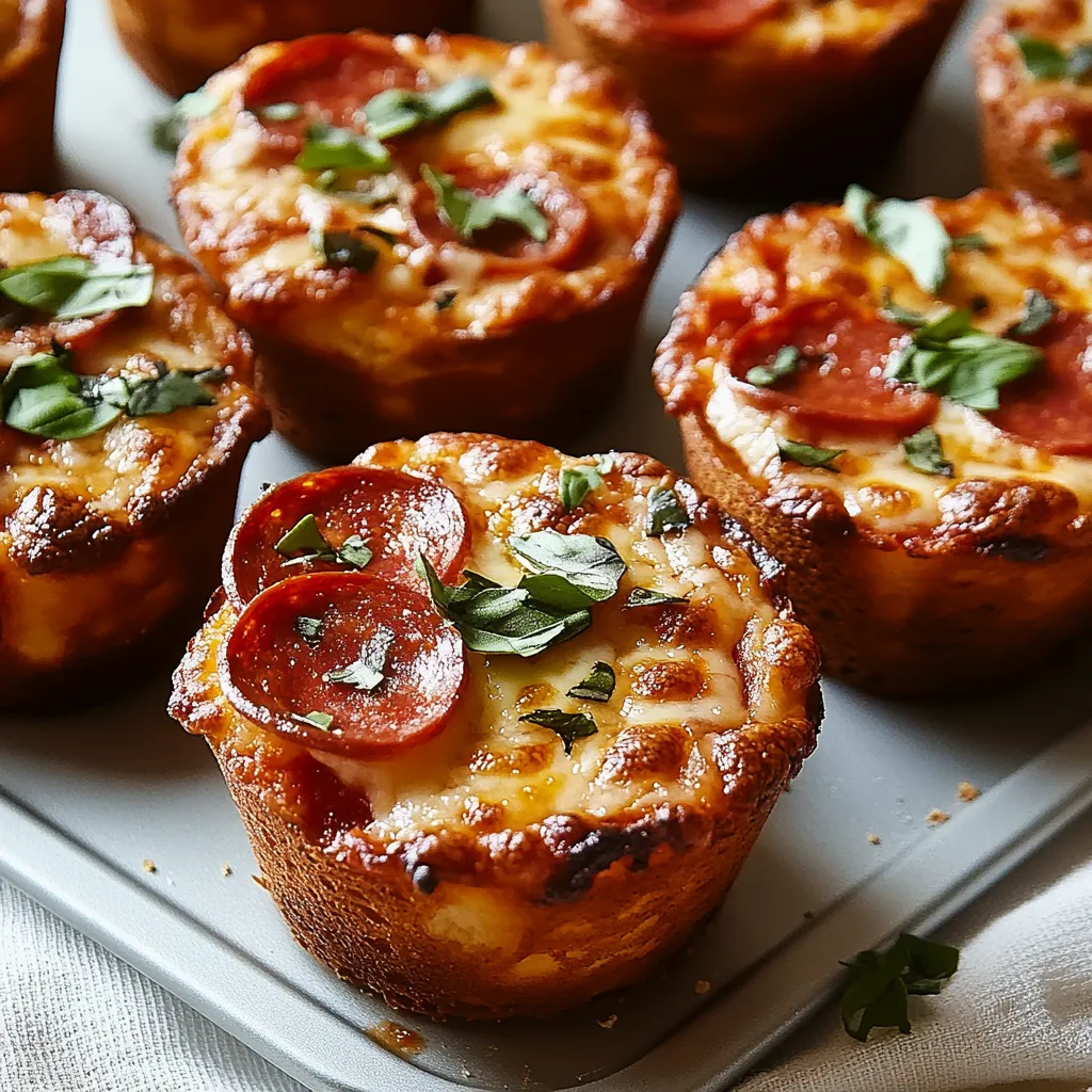 Deep-Dish Pizza Muffins