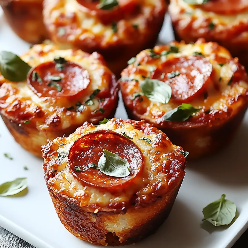 Delicious Deep-Dish Pizza Muffins