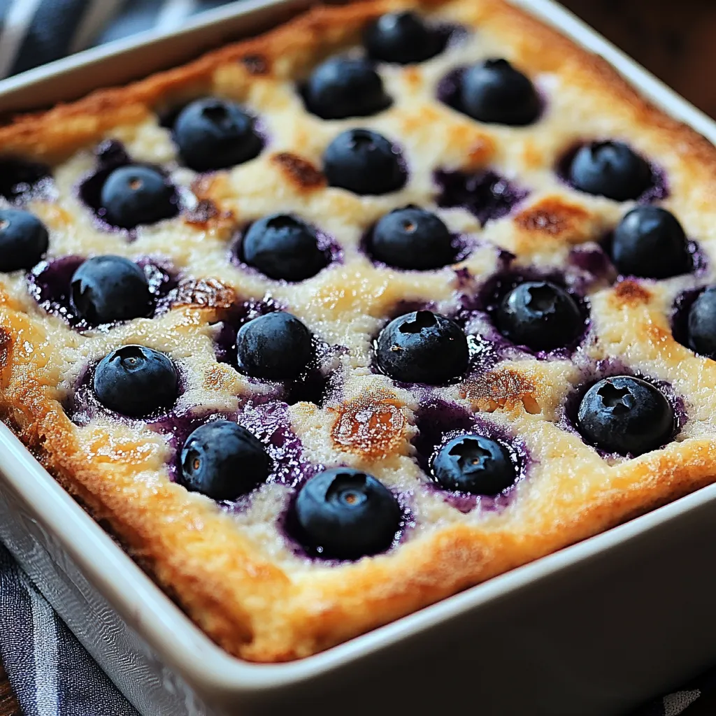 Delicious Blueberry Cottage Cheese Breakfast Bake