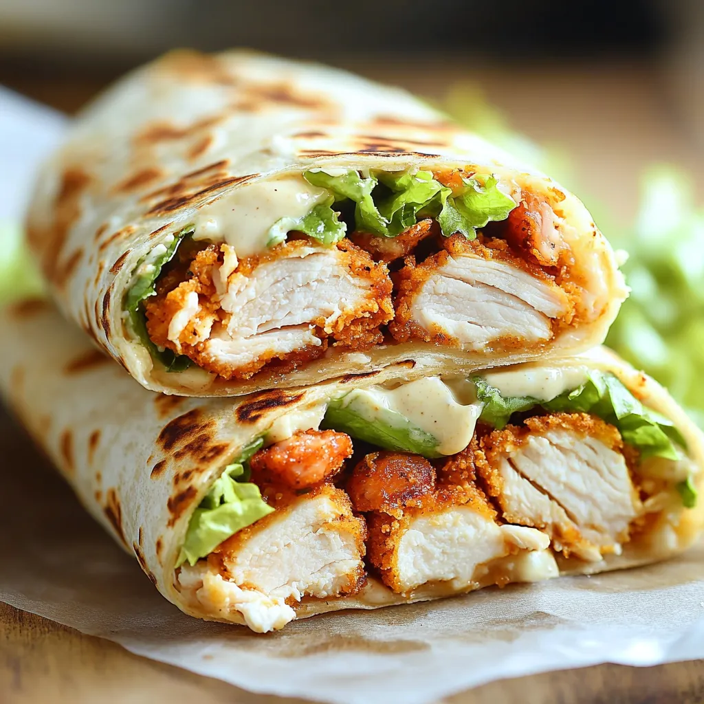 Crispy Chicken Ranch Snack Wrap