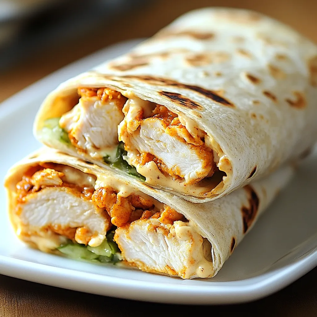 Easy Crispy Chicken Ranch Snack Wrap
