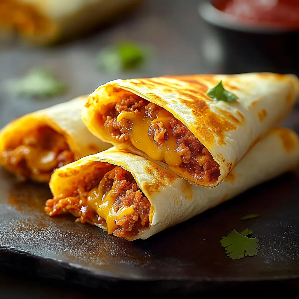 Cheesy Pocket Tacos