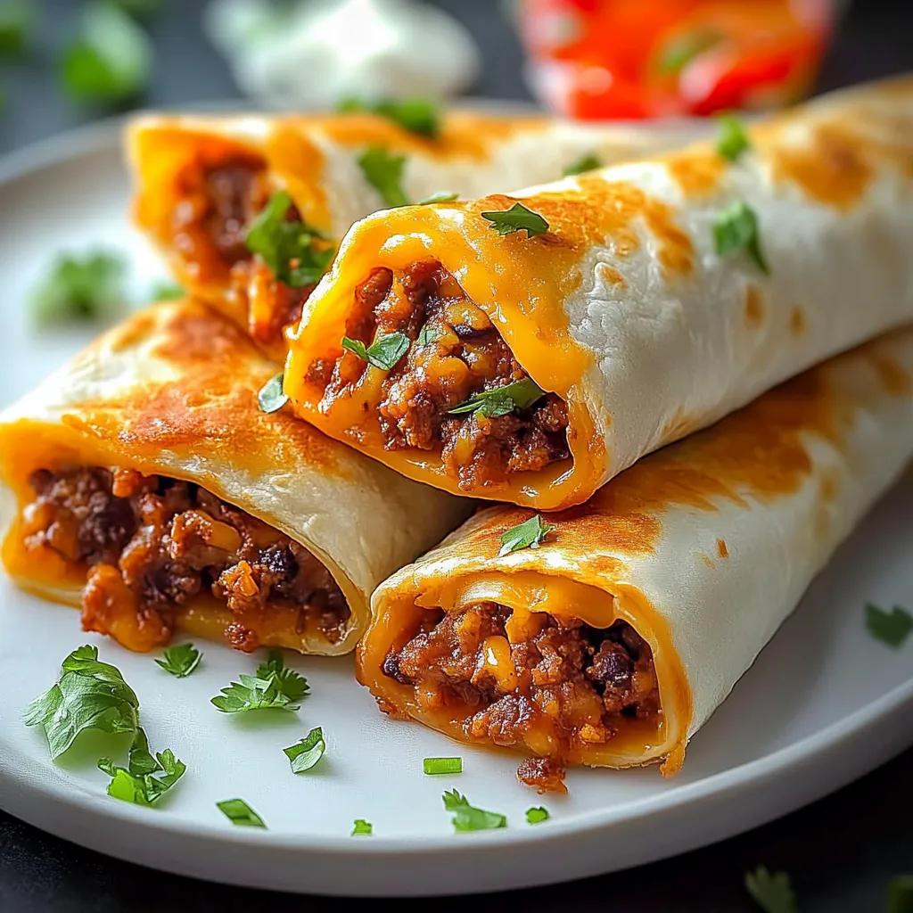 Easy Cheesy Pocket Tacos