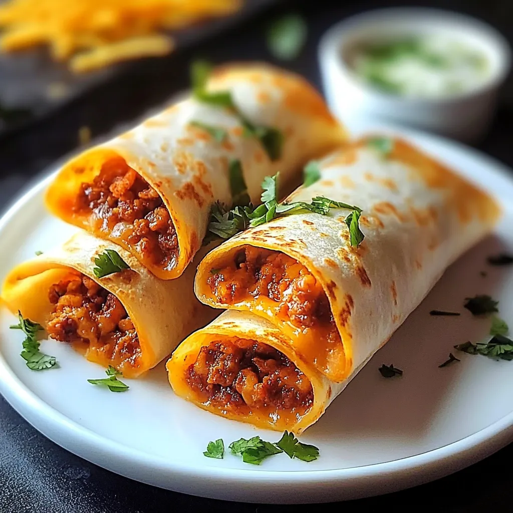 Delicious Cheesy Pocket Tacos