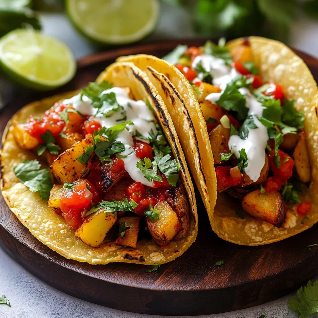 Zesty Potato Tacos