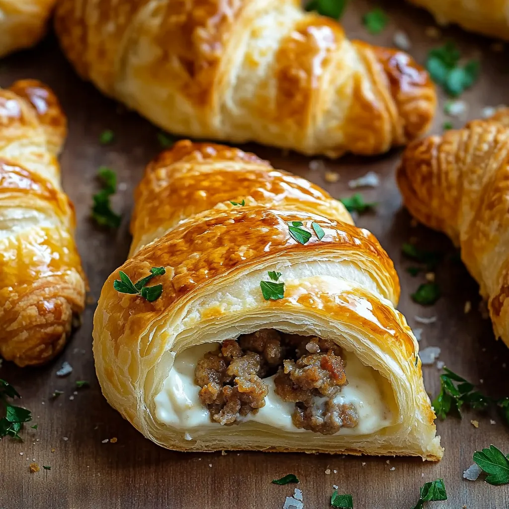 Sausage Cream Cheese Crescents