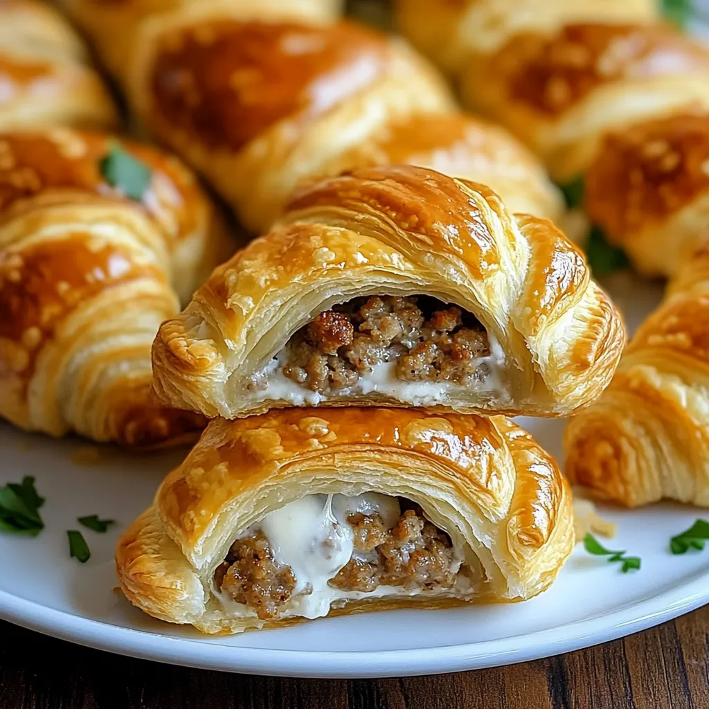 Delicious Sausage Cream Cheese Crescents