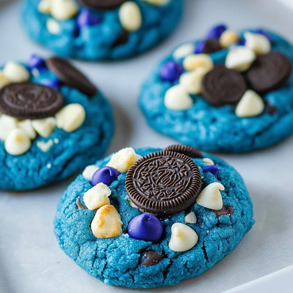 Yummy Cookie Monster Cookie How-To