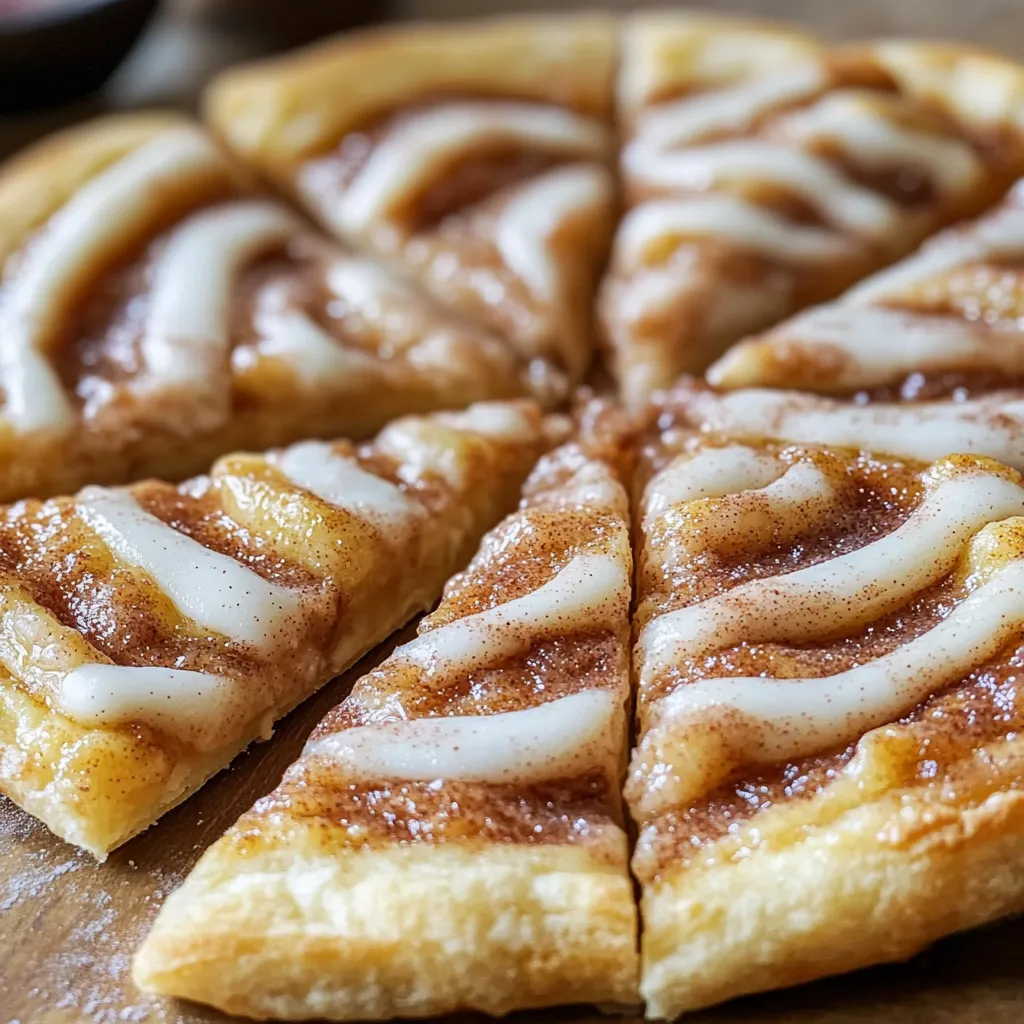 Sweet Cinnamon Sugar Pizza with Crescent Dough