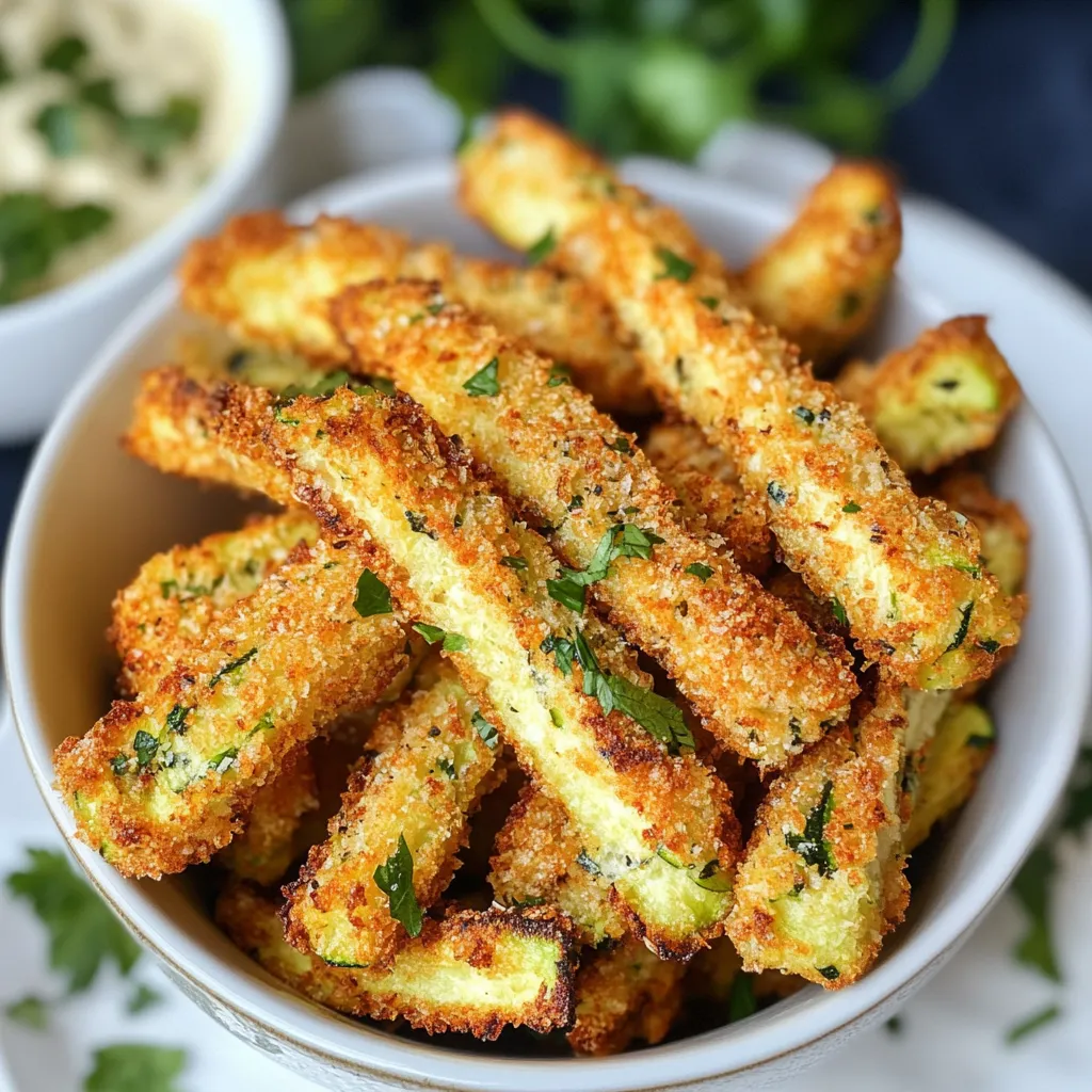 Low Calorie Air Fryer Zucchini Fries