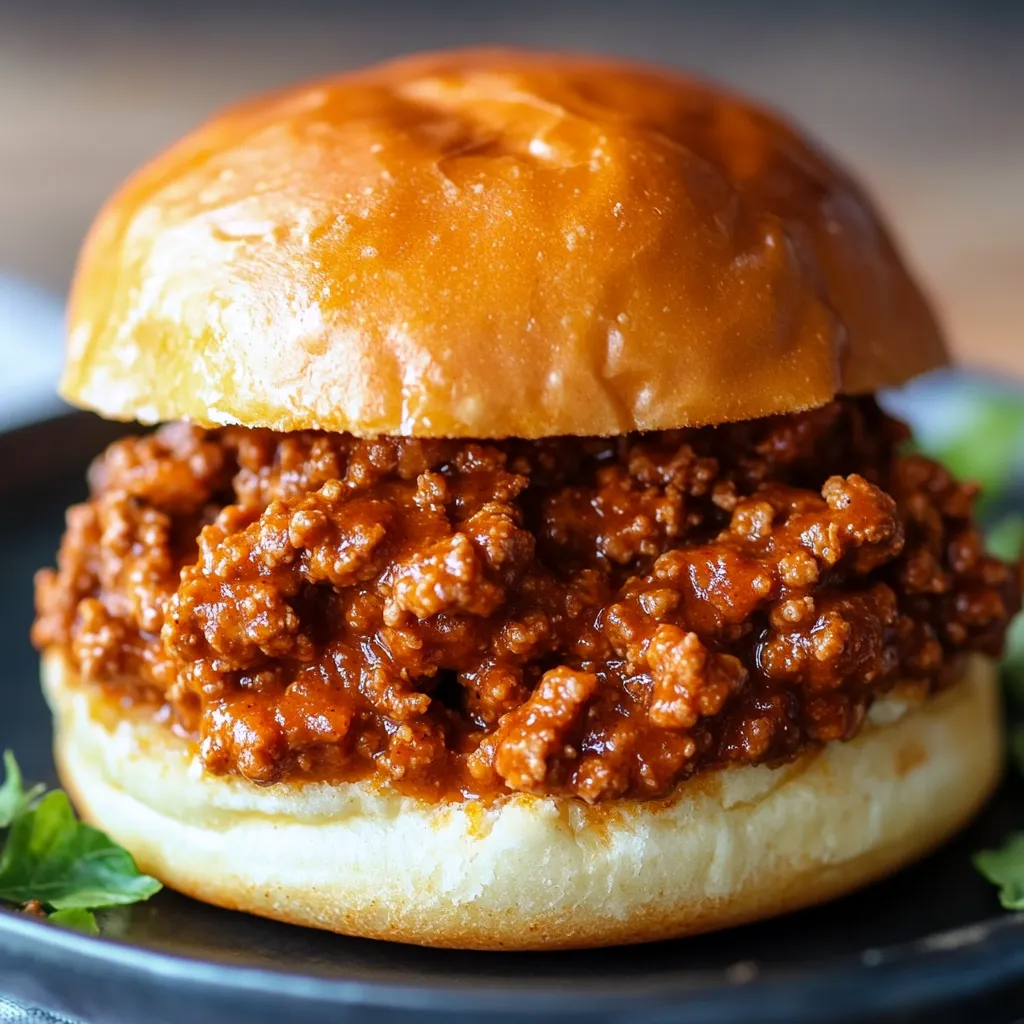 Easy Ground Turkey Sloppy Joes