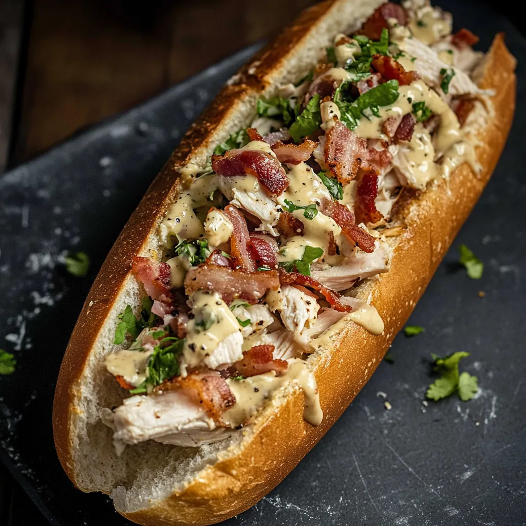 Chopped Chicken Bacon Ranch Sub