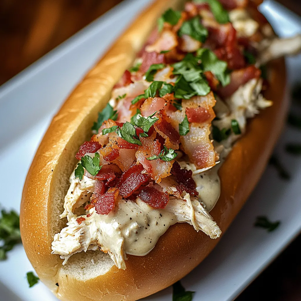 Yummy Chopped Chicken Bacon Ranch Sub