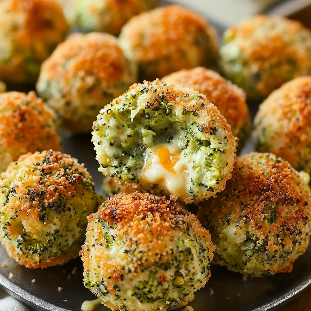 Baked Broccoli Cheese Balls