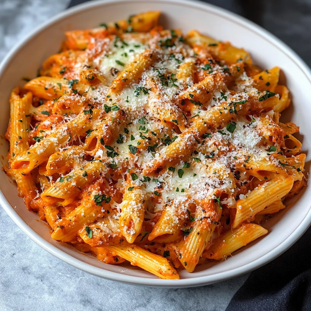 Delicious Easy and Creamy Tomato Garlic Pasta
