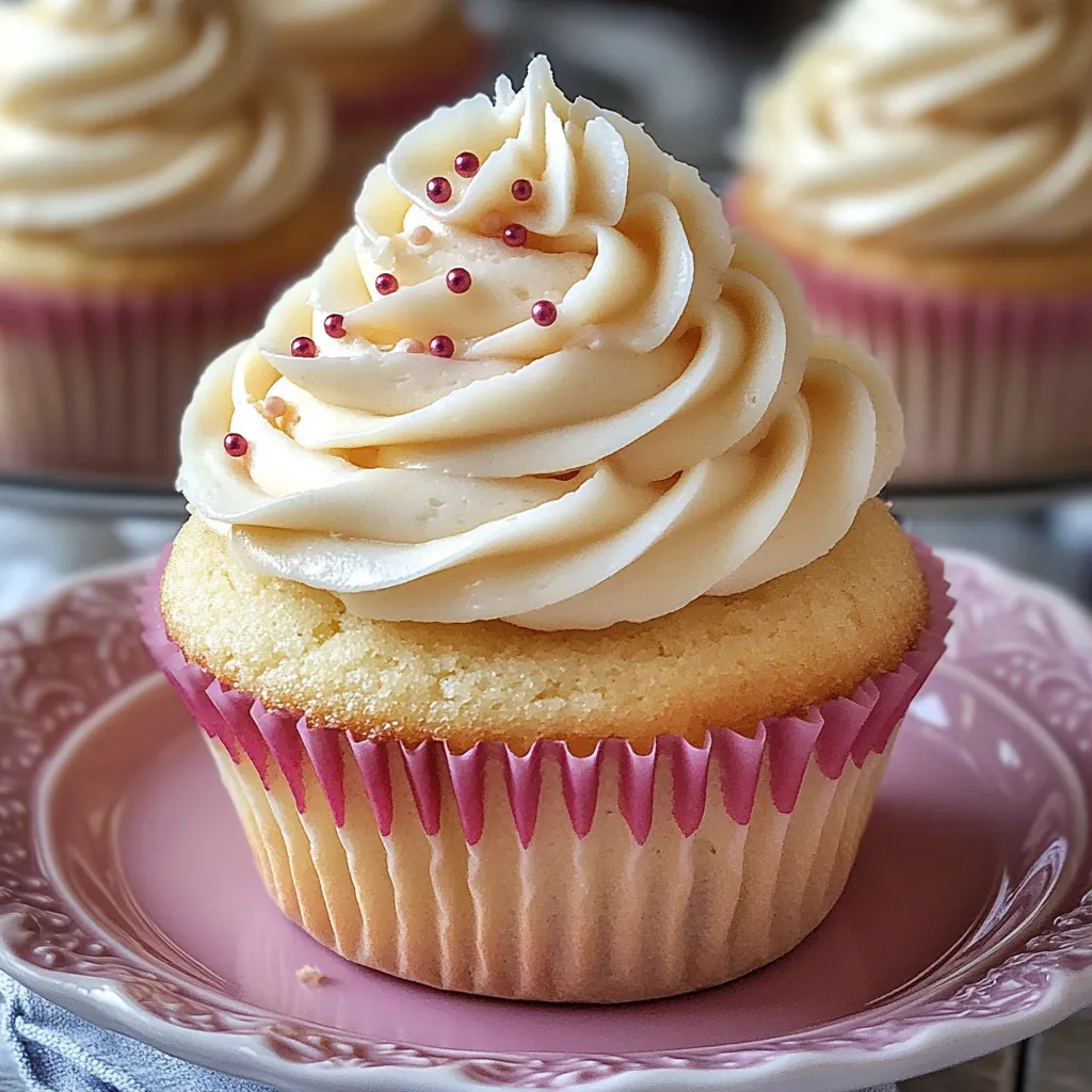 Delicious Moist Vanilla Cupcakes from Scratch