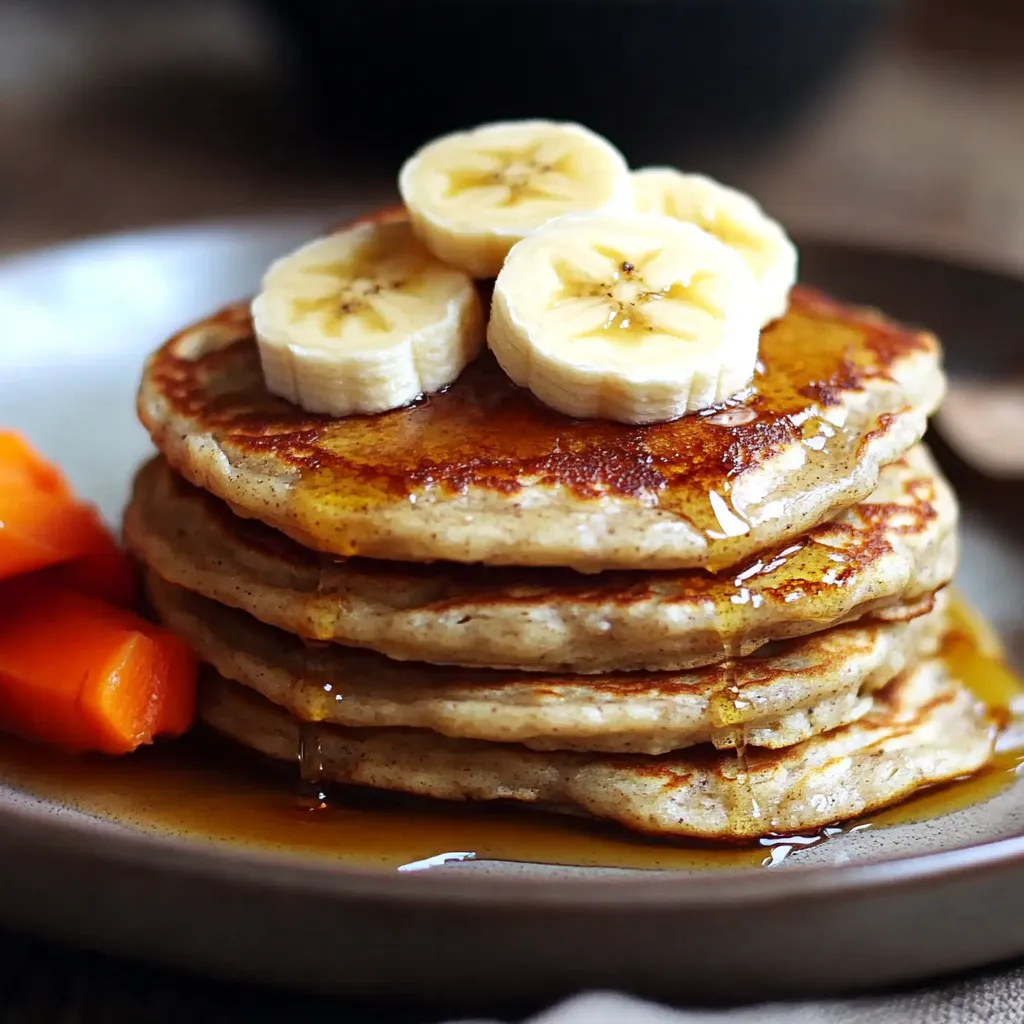 Easy 3-Ingredient Banana Oat Pancakes