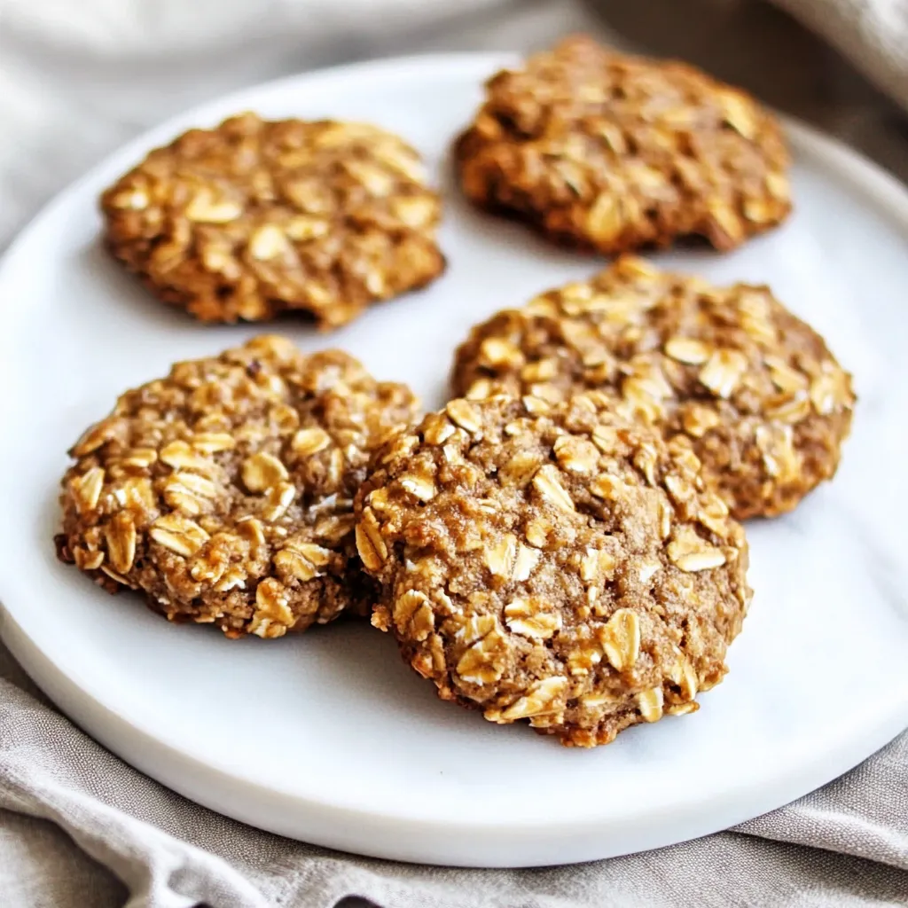 Easy Simple and Healthy Banana Oatmeal Cookies