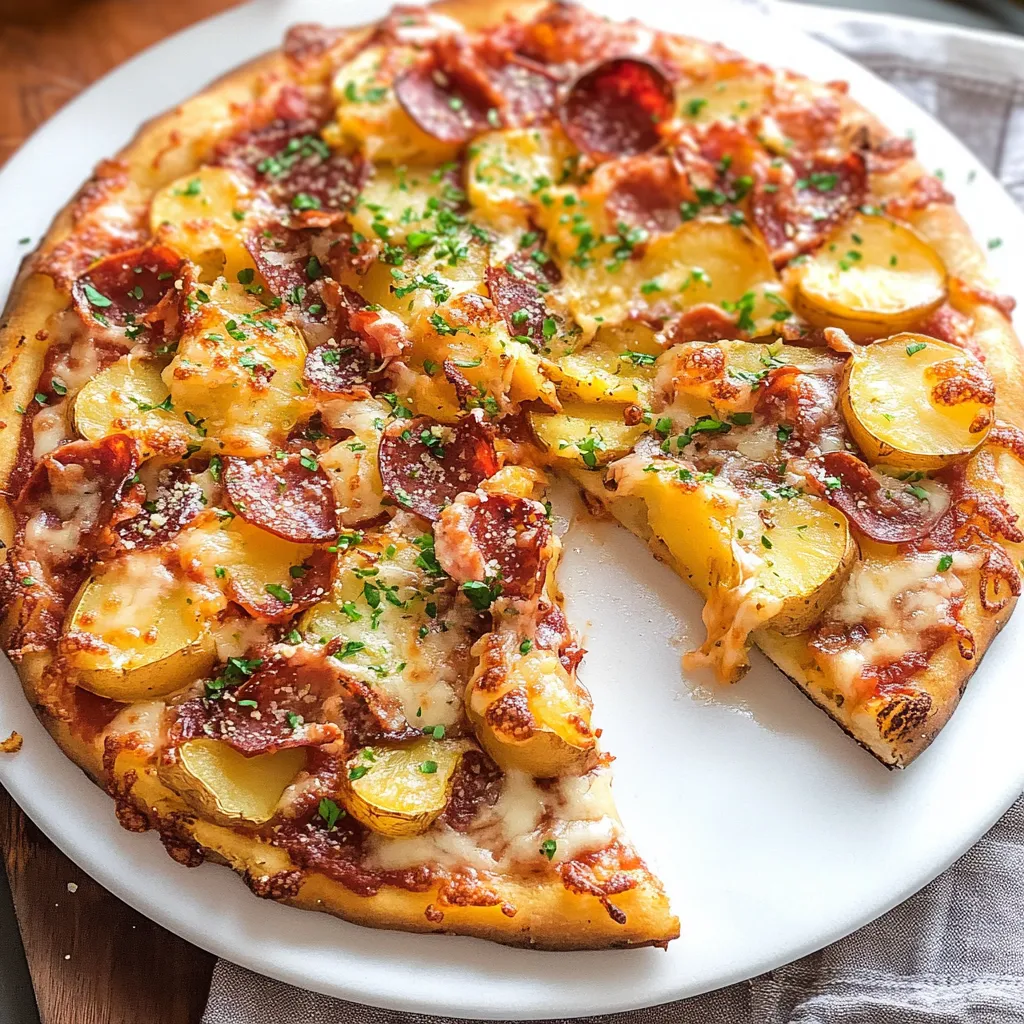 Easy Loaded Baked Potato Pizza