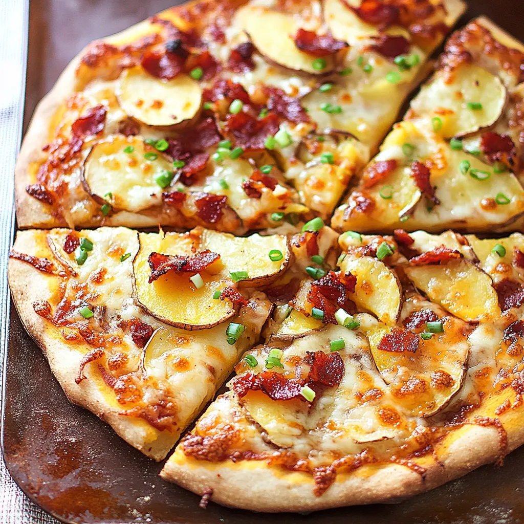 Effortless Loaded Potato Pizza
