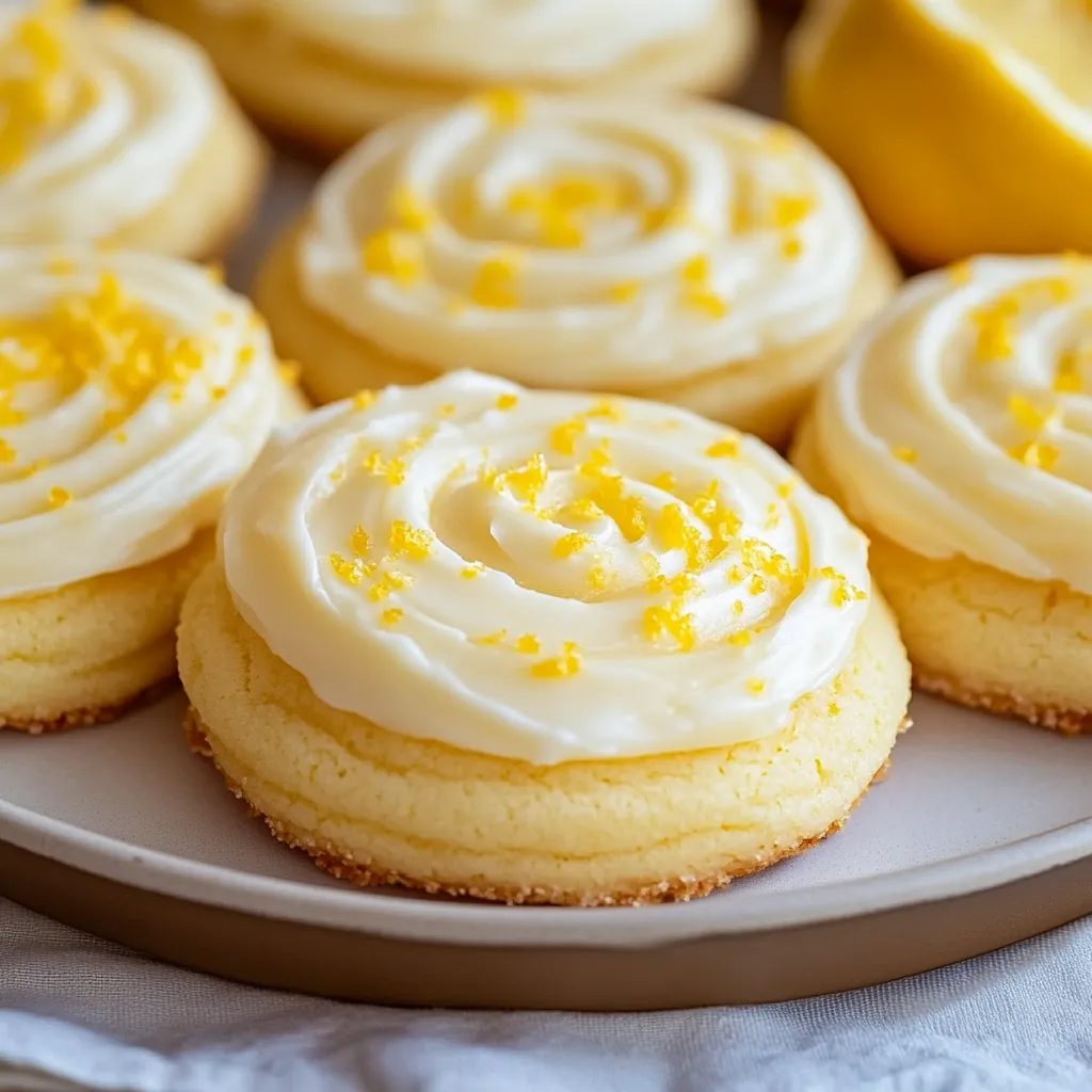 Effortless Lemon Frosted Cookies