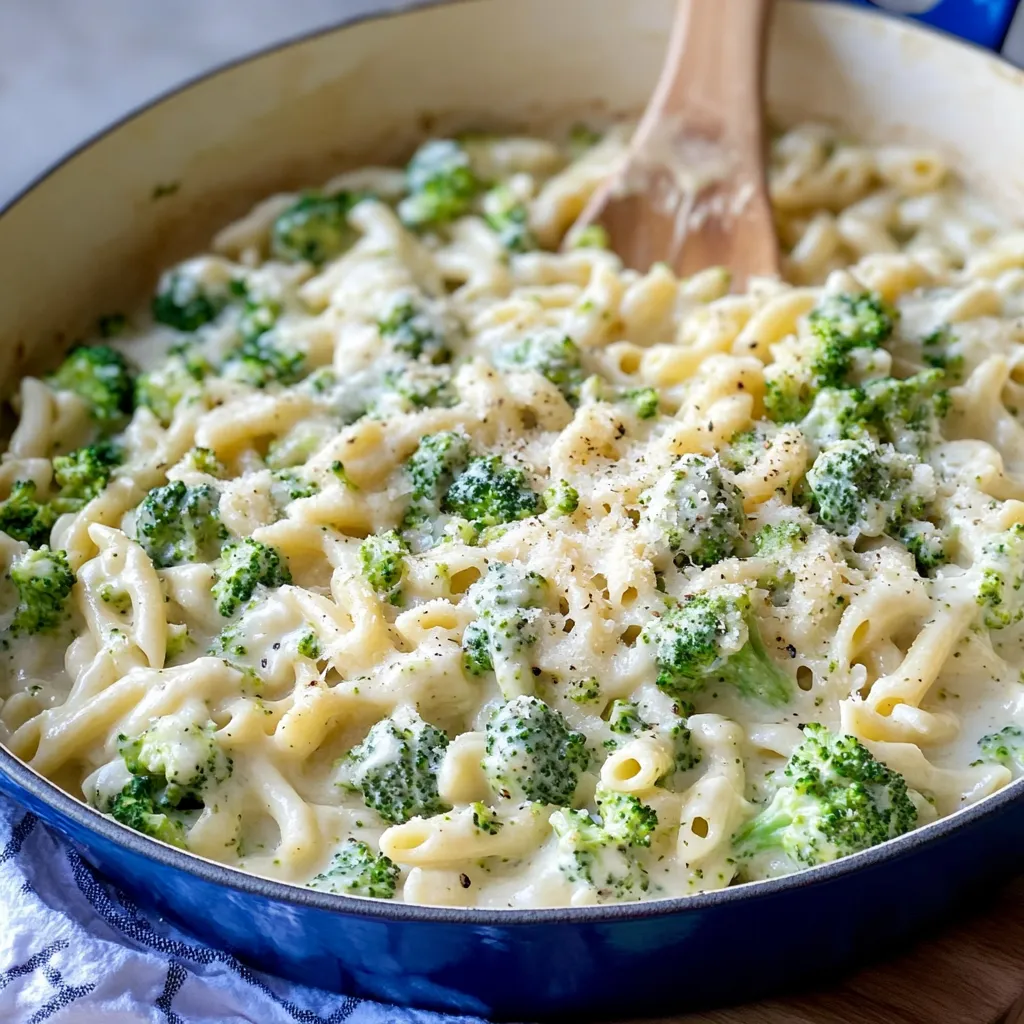 Cheesy Creamy Broccoli Pasta Bowl
