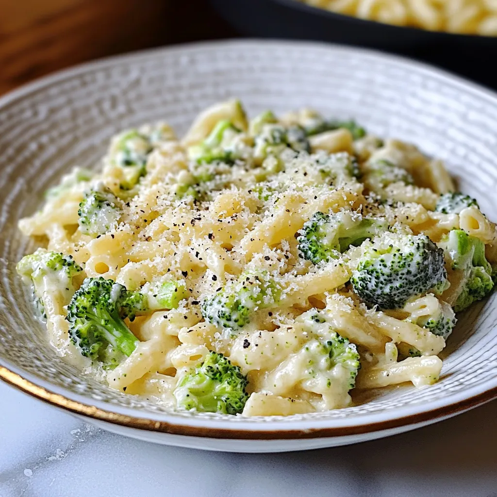 Delicious Cheesy and Creamy Broccoli Pasta Dinner